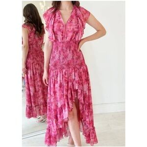 NWT MISA Los Angeles Bo Pink Dress